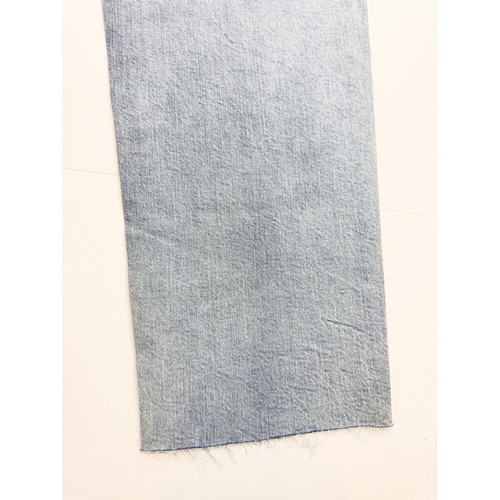 Wild Fable High Rise Straight Leg Jeans Womens Size 8 Light Wash Raw Hem NWT - Picture 6 of 11